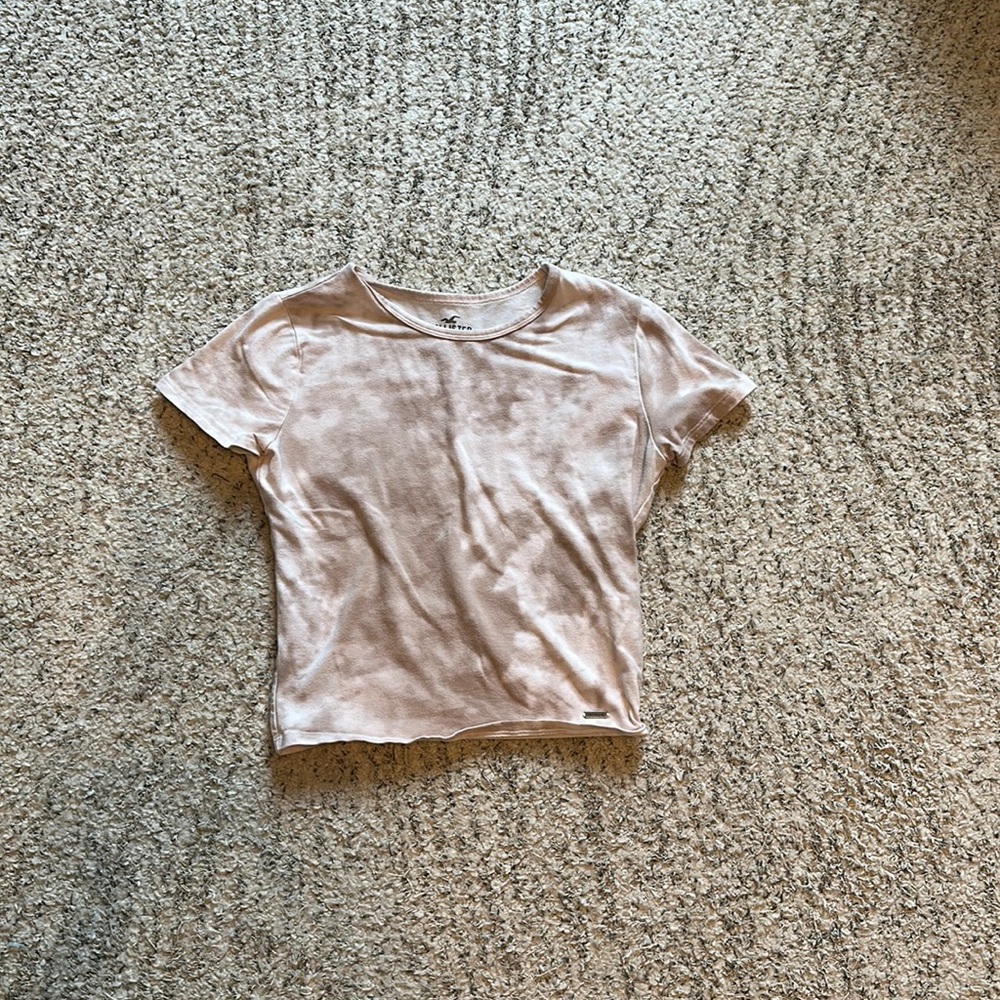 tye dye pink hollister baby tee!🩷🩷